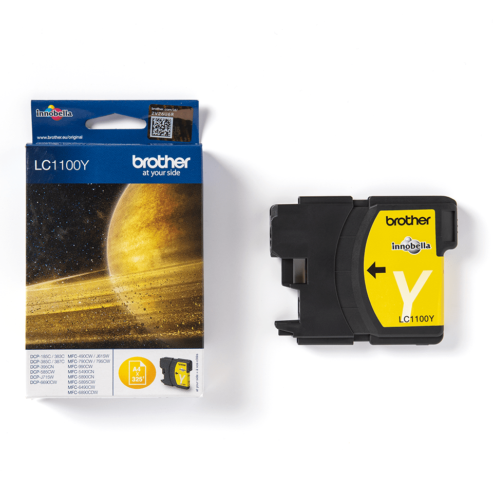 Genuine Brother LC1100Y Ink Cartridge – Yellow 3
